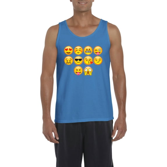 Artix - Men's Tank Top for Men, up to Men Size 3XL - Emoji Entourage