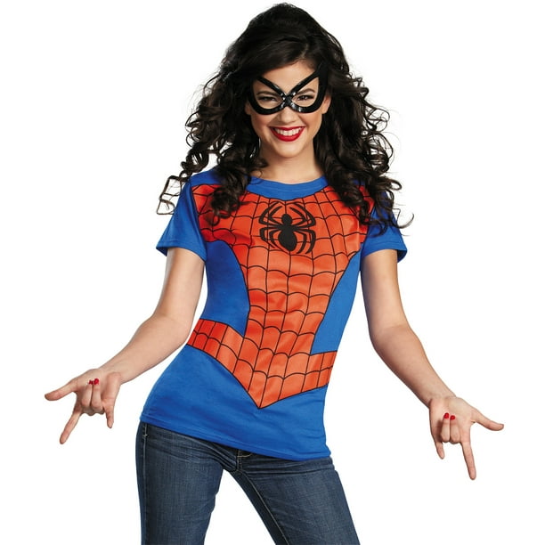 Spider-Girl Women's Adult Halloween Costume - Walmart.com - Walmart.com