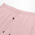 thumbnail image 3 of Jalioing Mens Quick Dry Cargo Shorts Solid Color Loose Breathable Workout Shorts Summer Drawstring Waist Sport Shorts, 3 of 7