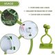 thumbnail image 4 of Paquete de 30 Clips de entrenamiento de tallos de plantas para entrenamiento de bajo estrés y entrenamiento de flexión de crecimiento de plantas, Clips de flexión de tren de plantas, 4 of 5