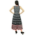thumbnail image 5 of Bimba Women Designer Dress Printed Long Kurti Sleeveless Party Wear Kurta, 5 of 8