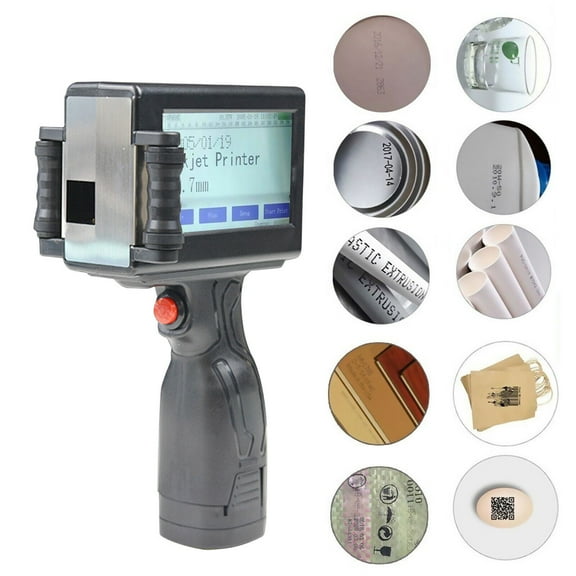 1x Handheld Inkjet Printer Touch Screen Dates Logo Laser Coder Label QR Bar Code