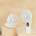 thumbnail image 1 of Handheld Fan Desktop Portable USB Charging Gift Summer Small Fan Handheld Mini To Carry Outdoors And Can Be Used As Mobile Phone Support, 1 of 8