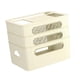 thumbnail image 5 of Caja de almacenamiento para enrutador, estuche para guardar cables de alambre para sala de estar, oficina, decoración del hogar Beige 3 Niveles, 5 of 9
