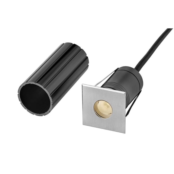 15085SS Hinkley Lighting Sparta - 2.25 Inch Dot LED Large Square Button Light - Stainless Steel Landscaping Indicator