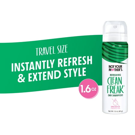 Not Your Mother's Clean Freak Unscented Dry Shampoo, 1.6 oz Travel Size