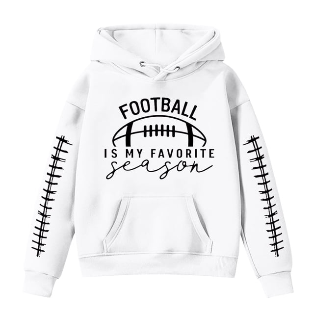 GDREDA Chandails Mignons Chandail à Capuchon pour Fille Manches Longues Doux Chandail Graphique Hoody Enfants Mignon Mode Chandails à Enfiler Haut Vêtements pour Filles (Blanc,11-12 Ans)