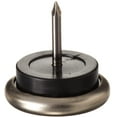 thumbnail image 2 of [4] All Glide Nail-In Nickel Base Chair Glide 1-1/4" Base & Rubber Cushion 3/4" Nail, 2 of 5