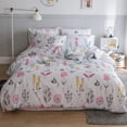 thumbnail image 2 of Impreso Juegos de cama Reina Funda Nórdica Niñas Algodón Funda Nórdica Queen Size, 2 of 7