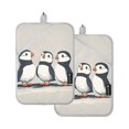 thumbnail image 7 of Yayeee Pot Holders Kitchen Heat Resistant with Pocket 7"x9.8" Cotton Oven Cooking Hot Pads, Cute Puffin, 7 of 7