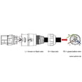 thumbnail image 4 of 3-Pole Waterproof Connection Female Plug End Cap Solar Connector For Betteri BC01 For Hoymiles Panel Power Setup Adapter, 4 of 7
