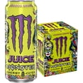 thumbnail image 2 of (2 pack) Juice Monster, Voodoo Grape, Juice + Energy Drink, 16 fl oz, 4 Pack, 2 of 6
