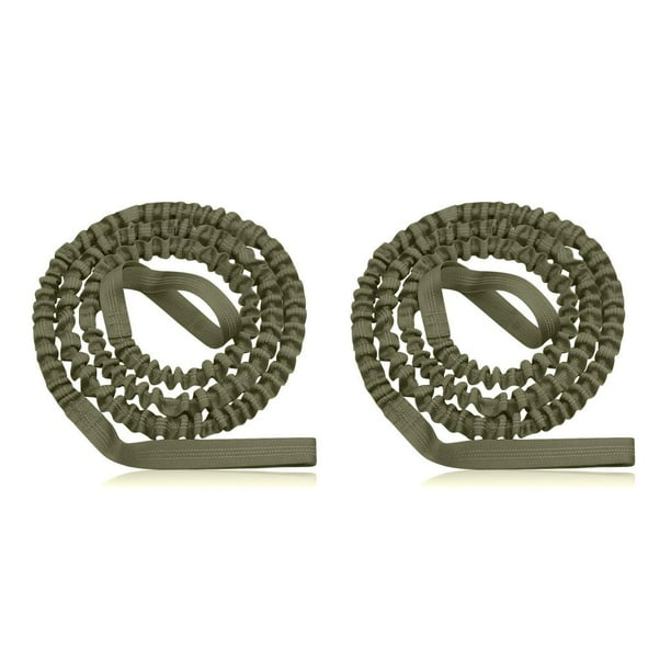 Eigraketly Cuerda de remolque para montar en bicicleta para padres e hijos, remolque para ciclismo exterior, equipo de correa de tracción para Verde 2piezas