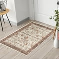 thumbnail image 2 of Keen Home Design Machine Washable Area Rugs with Non-slip Backing, Ideal for Hallway, Living Room, Bedroom, Kitchen and Laundry Room, Vintage Moroccan and Low Pile Rug ( 2' x 3' ), 2 of 9