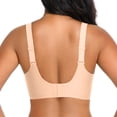 thumbnail image 4 of Iugvhana Seamless Bras for Women No Underwire Push Up Bras Comfortable Full Coverage Wireless Bras Breathable Full Support Daily Bra Beige XXL, 4 of 6