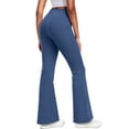 thumbnail image 3 of NELEUS ButterSoftFlex Womens Flare Leggings Athletic Yoga Workout Pants Bootcut High Waist with Side Pockets,Blue,US Size M, 3 of 10