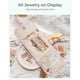 thumbnail image 2 of Estuche organizador de viaje para joyas BAGSMART Roll, plegable, color beige, 2 of 7