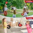 thumbnail image 3 of B.IVW Velcro Catch Ball Set, 4 Sticky Paddles (2 Red, 2 Blue), 4 Soft Balls & 1 Storage Net Bag, Outdoor Toss & Catch Game for Kids Ages 3-12, 3 of 6