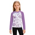 thumbnail image 2 of Tiijoy Boys Ocean Graphic Long Sleeve Rash Guard Athletic Stretch Swim Shirt, Sizes 3-14, 2 of 5