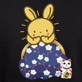thumbnail image 3 of CafePress - Japanese Style Rabbit With Purse Sweatshirt - Pullover Hoodie, Classic, Comfortable Hooded Sweatshirt, 3 of 4