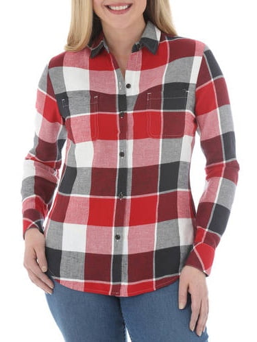 flannel shirts walmart womens