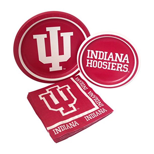 Indiana University Hoosiers Party Supply Pack! Bundle Includes Paper