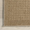 thumbnail image 4 of nuLOOM Ladonna Casual Bordered Area Rug, 4' x 6', Ladonna Natural, 4 of 9