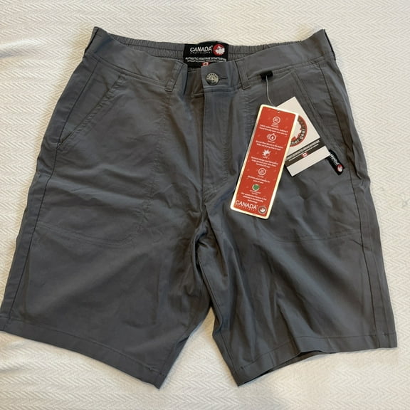 NWT Canada Weather Gear Castle Rock Grey SmallCargo Shorts