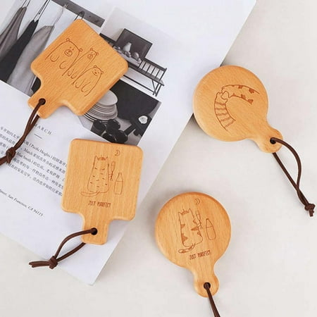 

Openers Wood Bottle Openers Cute Cartoon Jar Openers Soda Beverage Caps Catcher