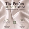thumbnail image 3 of Sacred Thread Rayon Derived from Bamboo Sheets ,4-Piece Set, 1 Flat Sheet, 1 Fitted Sheet, 2 Pillowcases, 3 of 9