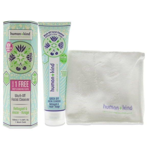 Limpiador facial Human+Kind 100ml Human+kind Human+kind Wash-Off Facial Cleanser Cleanser Unisex 3.38oz