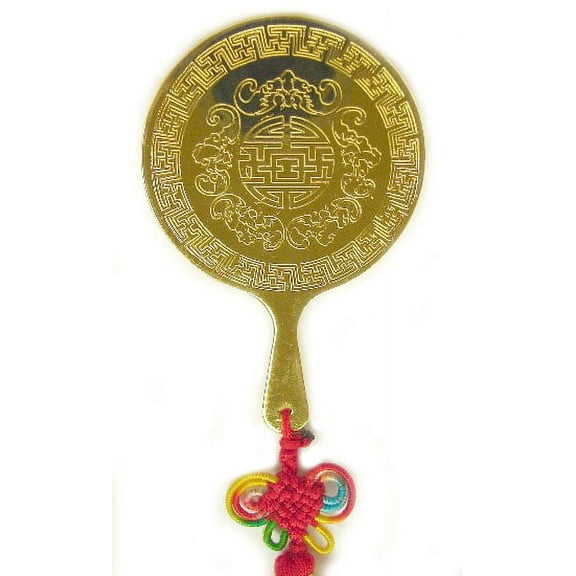 Feng Shui Brass Mirror