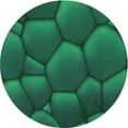 thumbnail image 1 of Ahgly Company Machine Washable Indoor Round Transitional Deep Teal Green Area Rugs, 5' Round, 1 of 7