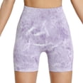 thumbnail image 1 of Gibobby Leggings cortos yoga mujer Pantalones cortos de yoga sin costuras Pantalones cortos de yoga ajustados de cintura alta para mujer al libre Pant(Morado,CH), 1 of 5