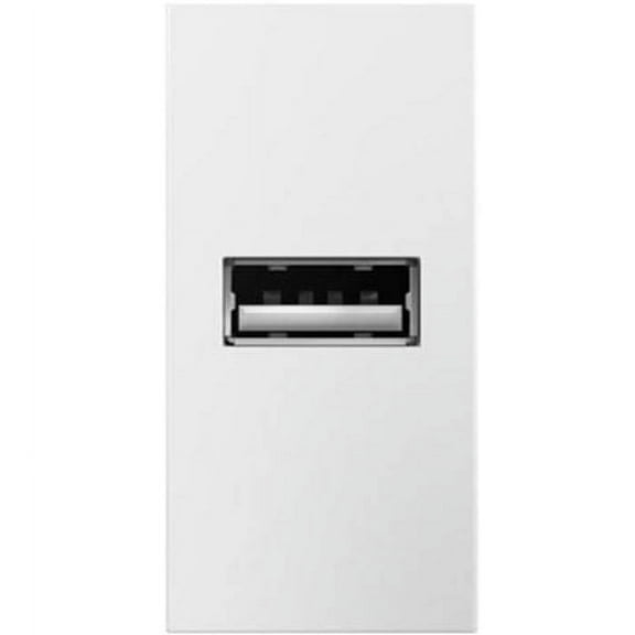 Legrand ARUSBW4 Adorne USB Outlet, White, 2.1 Amp