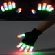 thumbnail image 3 of Guante Rave LED 2026, Guantes Iluminados con los Dedos, Guantes con Luz de 7 Colores Que Se Muestran con los Dedos para Adorar, Iluminación (Negro B,Paquete de 2), 3 of 8