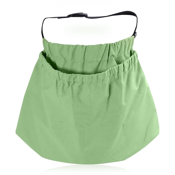 Cosecha de jardín Delantal de deshierbe Setas Bolsa de forrajeo Cintura Paquete de recolección de tela impermeable Almacenamiento al aire libre Herramienta de granjero Verde militar Eigraketly HA009534-03