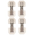 thumbnail image 4 of HEALEEP 4Pcs Hydraulic Buffering Hinges Silver Steel for Kitchen Use, 4 of 7