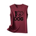 thumbnail image 4 of Tops casuales sexys de verano sin mangas para mujer Tops de chaleco sin mangas con estampado de cuello redondo regular Pompotops  lopia994728, 4 of 4