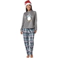 thumbnail image 3 of Pijama NAVIDEÑA Dama pingüino para usarla en pareja Manga Larga con Gorrito Navideño De Regalo COZY HOME DREAMS COZY HOME DREAMS Pijama Dama pingüino, 3 of 4