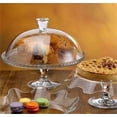thumbnail image 5 of Soporte para tartas con tapa de cúpula, plato y cubierta de vidrio para servir desierto, expositor de pastelería con pies, plato decorativo de cocina de vidrio de 12.6 pulgadas de ancho, 5 of 5