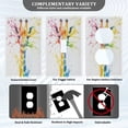 thumbnail image 5 of Switch Panel Switch Decoration 2.76x4.53x0.28 Inches Duplex Outlets Switch Plate Wall Plates Living Room Kitchen Bedroom Study Switches Rainbow Cute Giraffe, 5 of 8