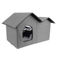 thumbnail image 1 of Maison Grotte pour Animaux, Grand Espace, Design Fermé, Confortable, Pliable, Cachette pour Chats d'Intérieur, 1 of 7