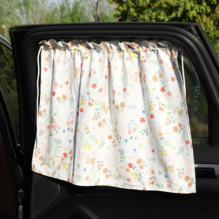1 Pair Of Car Side Curtains, Car Curtain Sunshade And Sunscreen