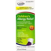 camber CETIRIZINE Childrens Oral Solution