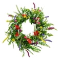 thumbnail image 2 of Rewenti Flower Wreath Spring And Summer Flower Wreath Front Door Simulation Flower Wreath, 2 of 2