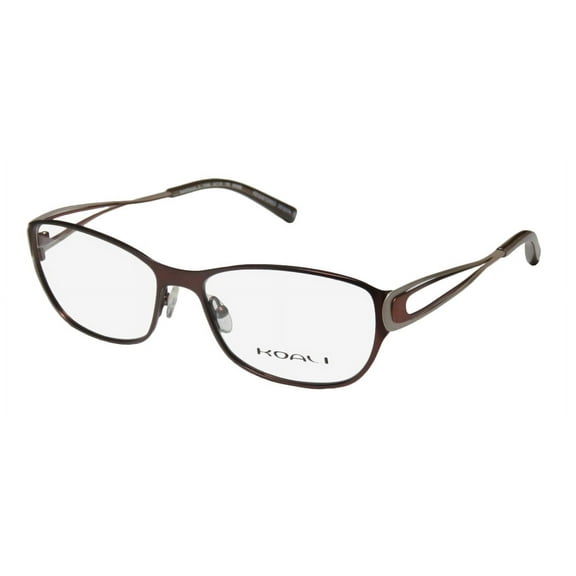 NEW KOALI 7259K WOMENS/LADIES DESIGNER FULL-RIM MAHOGANY / SAND / COPPER FRAME DEMO LENSES 54-16-135 EYEGLASSES/EYE GLASSES