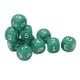 thumbnail image 4 of Juego de dados de plástico YUNYI BRAND herramienta educativa para juegos de mesa al aire libre verde, 4 of 8
