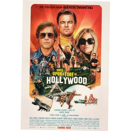 Once Upon A Time In Hollywood Posters Once Upon A Time In Hollywood Movie Poster 24"x36" 24x36 Square Adults Best Posters