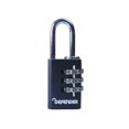 thumbnail image 1 of DEFENDER - Cadenas Noir à Combinaison Moulée sous Pression 20mm, 1 of 1
